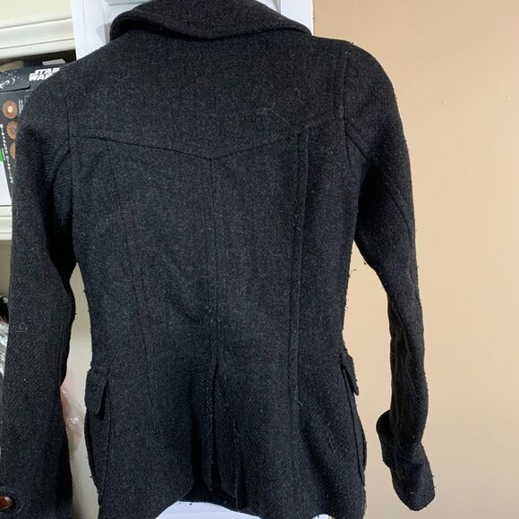 XXS Charcoal American Eagle Peacoat - Picture 4 of 4